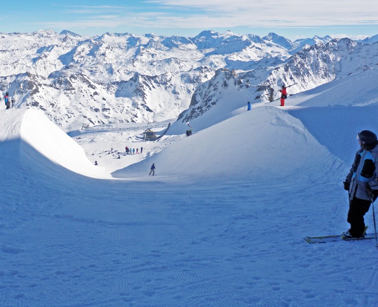 Tignes halfpipe