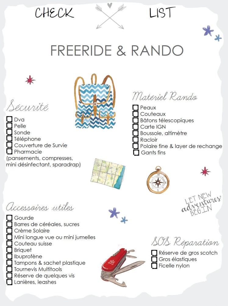 CHECK LIST SKI RANDO